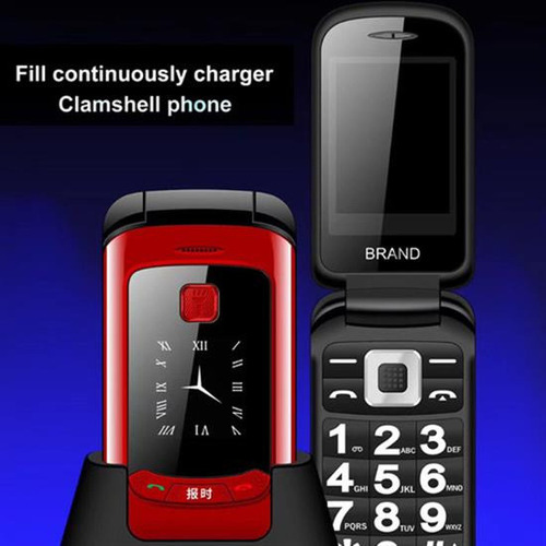 P Para Teléfono Celular Flip Dual Sim E For Adultos Mayores