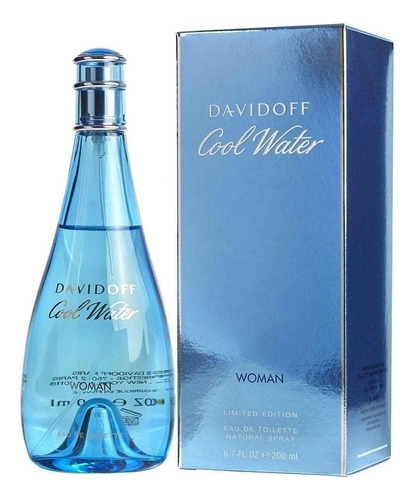 Perfume Davidoff Cool Water Edt 200 Ml Para Mujer