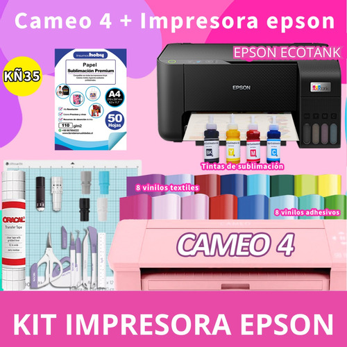 Silhouette Cameo 4  Kit De Epson Sublimacion Kñ35