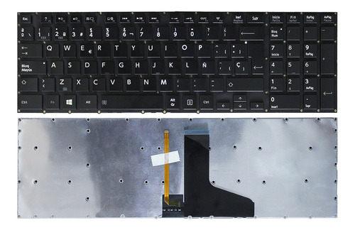 Teclado Toshiba P55t-a5118 Iluminado P55 Mp-12x16cuj528