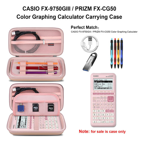 Case De Transporte De Elonbo Para Casio Fx-9750giii Prizm Fx
