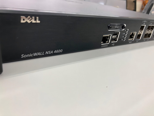 Firewall Dell Sonicwall Nsa 4600 () en color negro
