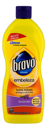 Lustra Móveis Líquido Brilho Prático Lavanda Bravo 500ml