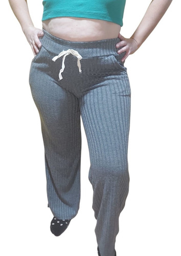 Pantalòn Palazzo De Lanilla Morley Con Bolsillos
