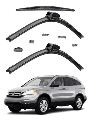 3 Plumas Limpiaparabrisas Bosch Honda Cr-v 2007 Al 2010