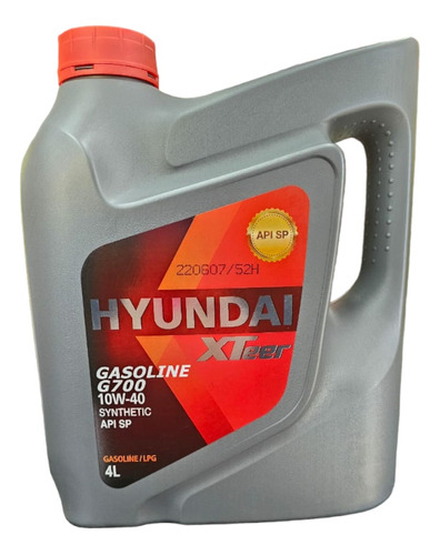 Aceite 10w40 Hyundai Semi Sintetico 4 Litros Solo Bencineros