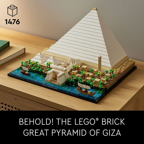 Imagen 2 de 7 de Lego Architecture Piramide De Giza 21058