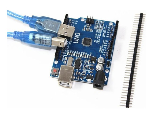 Arduino Uno R3 + Cable Usb + Pinheader