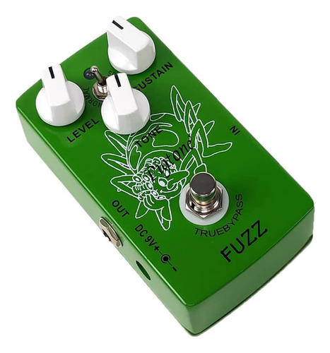 Pedal De Efecto De Guitarra Octave Fuzz Analógico Dc 9v True