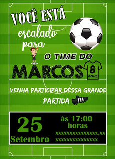 Featured image of post Convite De Aniversario Tema Futebol