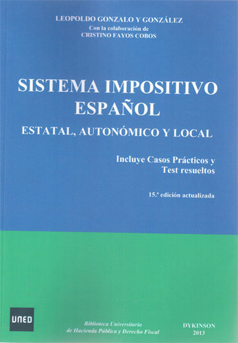 Libro Sistema Impositivo Espaã±ol. Estatal, Autonã³mico Y...