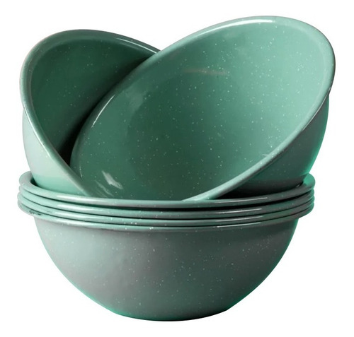 Set De Bowl Multiusos Mediano De Peltre, 6 Piezas Menta