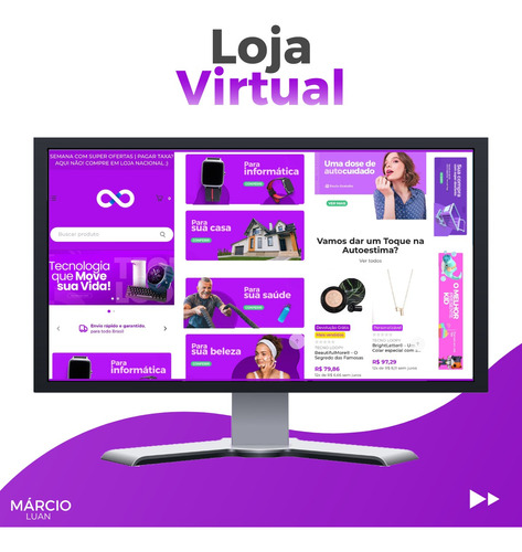 Loja Virtual Genérica Dropshipping/ecommerce + Curso 