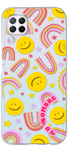 Funda Para Huawei Para Mujer Caritas Felices Con Nombre
