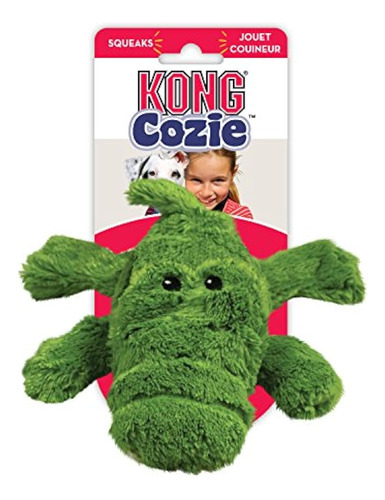 Kong - Cozie Ali Alligator - Indoor Cuddle Squeaky Plush Dog