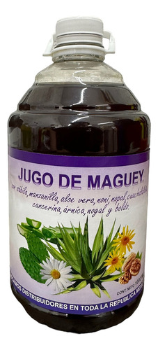  Monares Naturista 1 Jugo De Maguey Con Sábila Manzanilla Aloe Vera