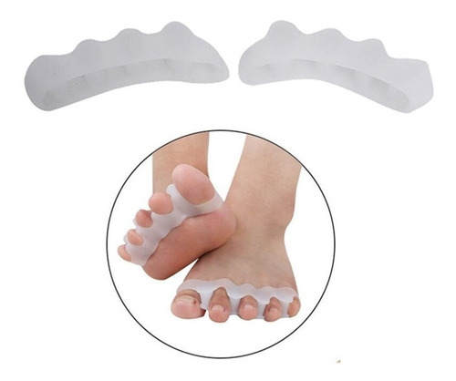 Imagem 10 de 10 de Separador Silicone Para Dedos Pés - Calos - Joanete - 1 Par