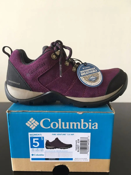 Ofertas Calzado Columbia Mujer Argentina - Trailstorm Zapatillas Trekking  Negras Amarillo