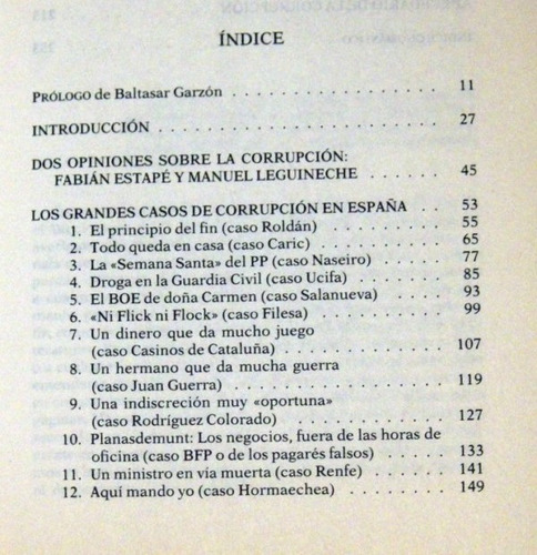 De Pozuelo Guía De La Corrupción España 1984 Garzón 