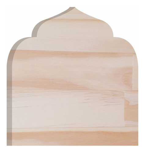 Tábua De Pinus Recortada Para Artesanato Em Forma De Casinha Cor Pinus Natural