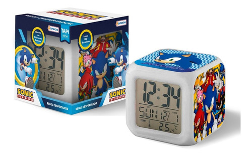 Reloj Despertador Digital Sonic The Hedgegog