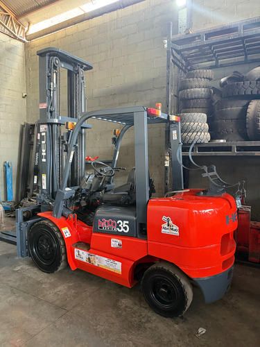 Empilhadeira Helli Cpqd35 Ano 12 ! Triplex De 6,5 Mtrs