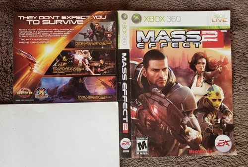 Mass Effect 2 Portada Xbox 360