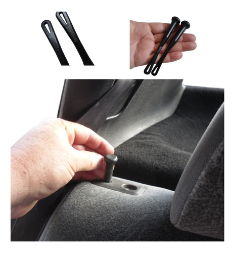 Par Gatillos Ligas Asiento Pointer Jetta Golf A3 Originales*