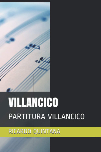 Libro: Villancico: Partitura Villancico (spanish Edition)