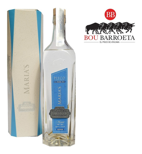 Pisco Bou Barroeta Marías 40° 750ml