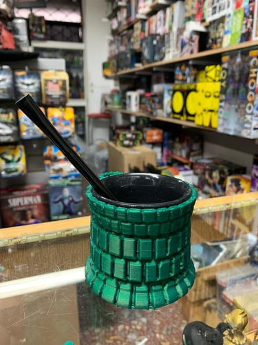 Mate Con Bombilla Castillo Grayskull He-man Impresión 3d