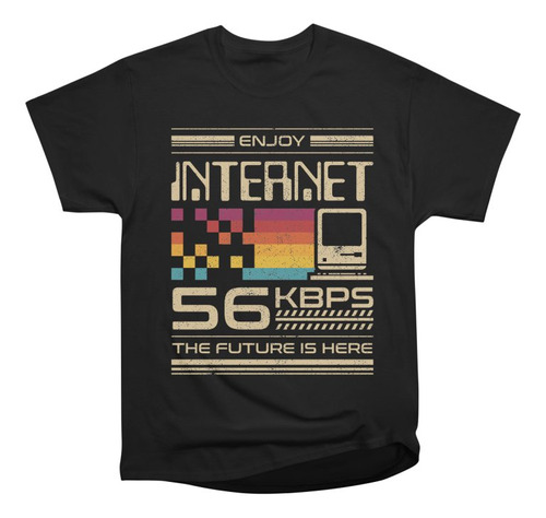 Camiseta Internet 56 Kbps, Playera Retro Web