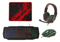 Comprar Kit De Teclado Y Mouse Gamer Xtrike Me Cm-406 De Color Negro