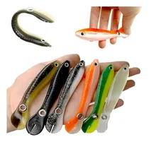 Comprar Pack X 5 Señuelos Flexibles De Silicona Para Pesca 10cm