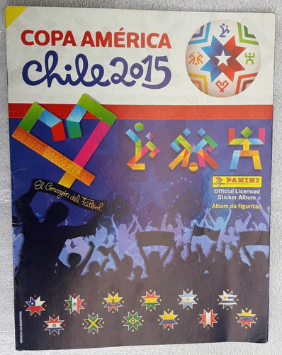 Copa América Chile 2015 Album Vacío Original Panini Figurita