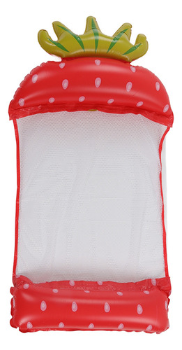 Y1b Flotador Inflable Con Estampado De Fresas
