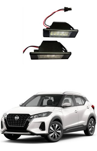 Luz Patente Led Nissan Kicks 2017 - 2024 Plug And Play