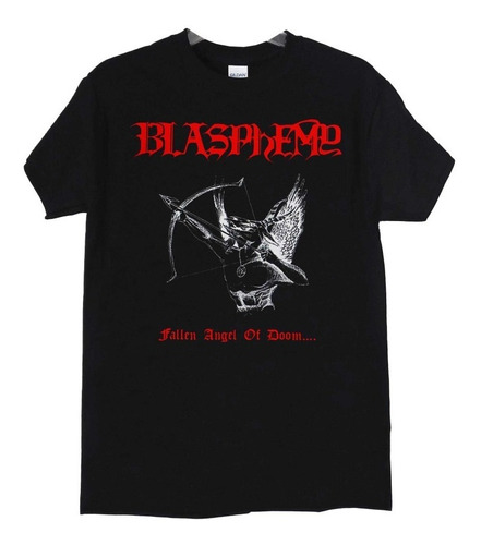 Polera Blasphemy Fallen Angel Of Doom Metal Abominatron