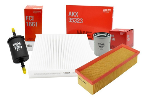 Kit Filtros Mobi 1.0 2016+ Fiat Wega