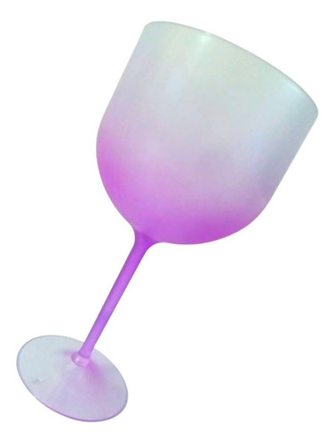 Taças De Gin Acrílico 580 Ml Jateado Degrade 30 Unidades Cor Púrpura