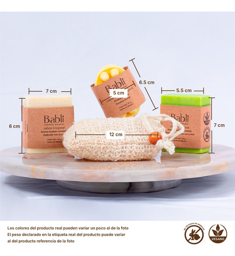 Kit De Jabones Piel Sensible Babli