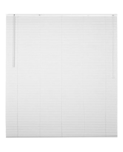 Persiana Lamas Pvc Blanco Ancho Por Alto 80x165 Cm