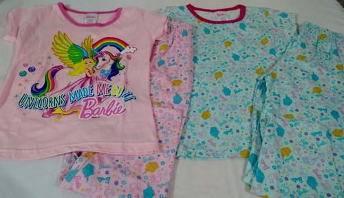 Set De 2 Pijamas Disney De 2 Piezas Para Niña Playera Y Legg