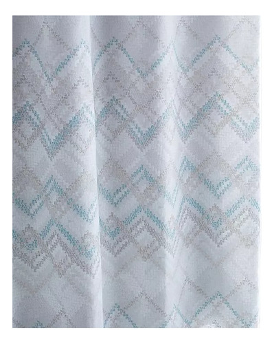 Cortina De Baño De Tela 182 X 182 Cm Mesa Chevron