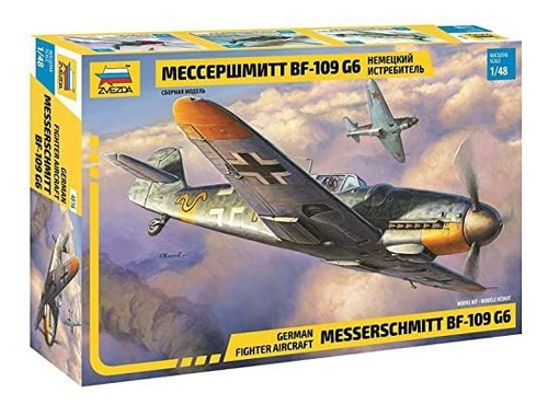 Zvezda ******* Messerschmitt Bf-109 G6 Aviones De Combate Al