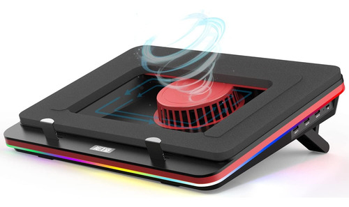 Cooler Laptop Iets Gt500 Turboventilador 5000 Rpm Rgb