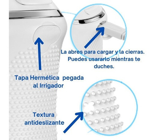 Irrigador Dental Limpieza Bucal Blanco H2ofloss Pórtatil.