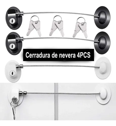 Juego De 2 Cerraduras De Émbolo Para Muebles - Instalación Fácil, Ideal Para Cajones, Puertas Correderas Y Gabinetes