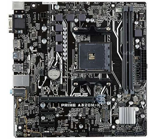 Placa Base Asus Prime A320m-k Amd Ryzen Am4 Ddr4 Hdmi Vga M.