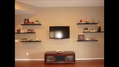 Imagen 4 de 5 de Estante Repisa Flotante 60x15cm Oferta Mensula Invisible Mdf